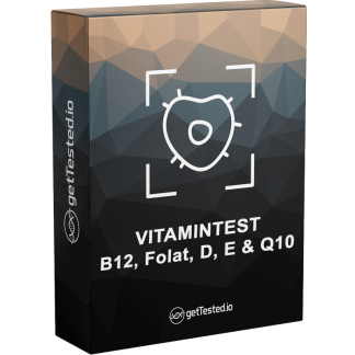 Vitamintest B12 Folat D E Q10